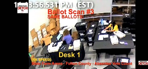 SHOCKING PROOF of FAKE ballots being counted over and over again - GA Senate Hearings