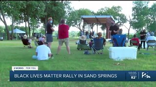 Sand Springs hosts peaceful Black Lives Matter rally