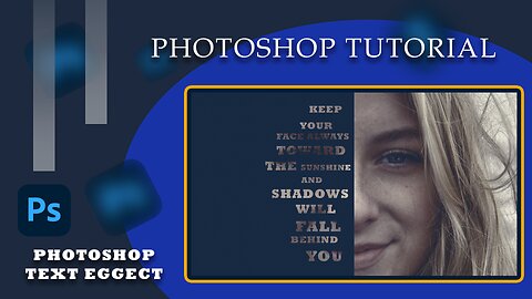 Photoshop Text Effect / फॉटोशॉप मे टेक्स्ट पर इफेक्ट कैसे बनाए सीखते है