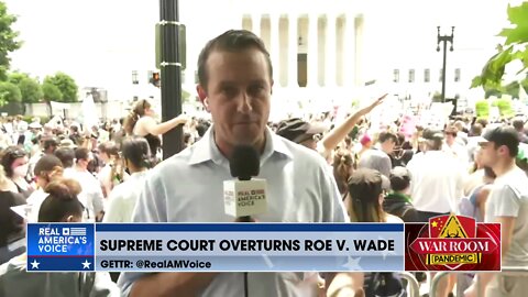 Chris Carter Details ‘50-50’ Split Between Pro-Life And Choice Outside Supreme Court Live