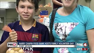 Harry Chapin Food Bank Hosts Family Volunteer Day