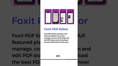 Top 5 Pdf Reader Mobile Apps #shortvideo #shorts #short