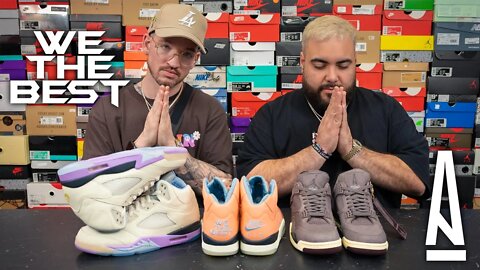 FIRST LOOK AT A MA MANIÉRE JORDAN 4 & DJ KHALED JORDAN 5! *BATTLE OF THE QUILTED SNEAKERS*