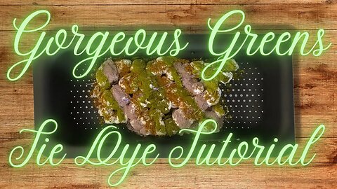 Tie-Dye Designs: Gorgeous Green Geode Skirt DUI Ice Dye