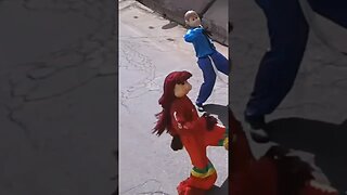 DANÇANDO FOFÃO, BEN10, O MÁSKARA E HOMEM-ARANHA NA CARRETA DA ALEGRIA TREM BALADA, LIKE