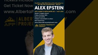 Why Alberta Needs More Oil - Not Less! Alex Epstein | Calgary | Oct 28th #albertaoilindustry #shorts