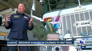 Colorado firefighters travel to Texas as coast continues to feel effects of Harvey