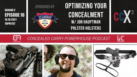 CCX2 S02E16: Choosing a Holster for Optimal Concealment with Jon from Phlster Holsters