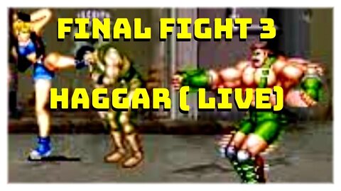 Final fight 3 haggar ( LIVE)