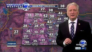 Monday evening forecast