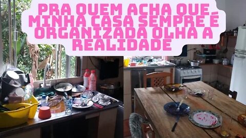 Minha máquina de lavar estragou- Muita bagunça na casa- Tirando o bolor das toalhas.