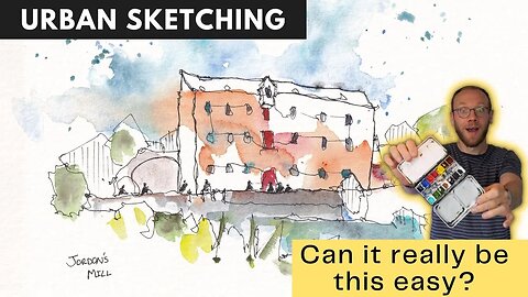 Quick Urban Sketching - Really Easy Tutorial