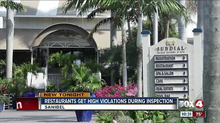 Restaurants on Sanibel get high violations during food inspections
