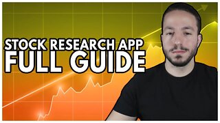 How to Research a Stock Before Investing | Stock Research App FULL GUIDE