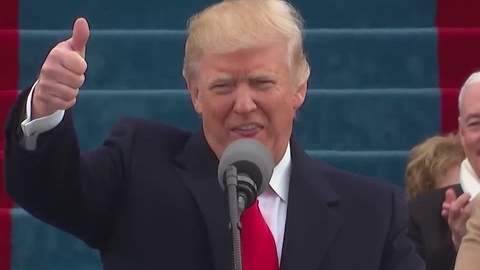 President Donald J. Trump inauguration speech