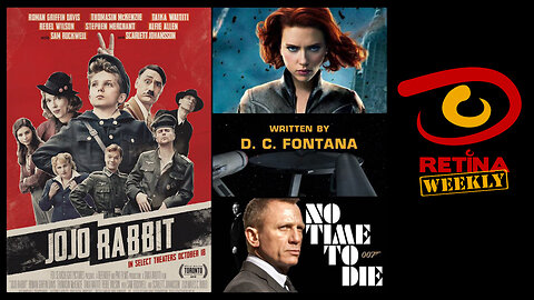 Retina: Weekly #12 - JoJo Rabbit, Black Widow, DC Fontanta and Pop Culture News