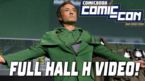 Robert Downey Jr DOCTOR DOOM Reveal! Full Video From Marvel Hall H!