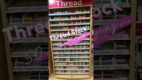 Thread stock day… so satisfying! #threadwall #embroiderythread
