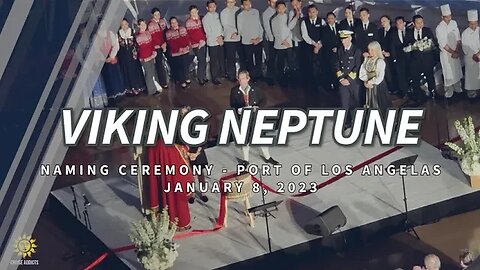 Viking Neptune Naming Ceremony | Godmother, Astronaut Nicole Stott | Viking Cruises | Cruise News