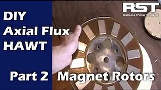 Build A DIY Axial Flux Wind Turbine: Pt 2 The Magnet Rotors