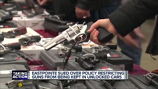 Eastpointe sued over policy restricting guns from being kept in unlocked cars