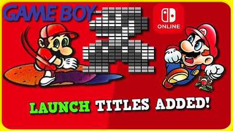 Three Launch Titles for the Game Boy Drop on Nintendo Switch Online