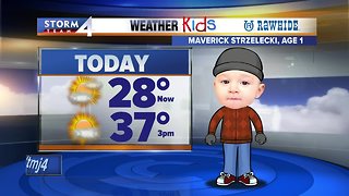 Today's TMJ4 Weather Kid