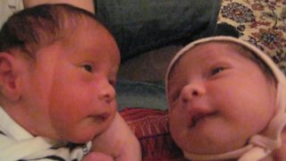 Twins Sync Their Hiccups To Create A Beautiful Symphony (LOL!)