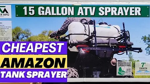 The Cheapest Tank Sprayer On Amazon!