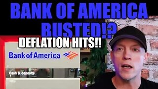 Bank of America Got Caught!, Deflation Begins, Foreclosures, Banks