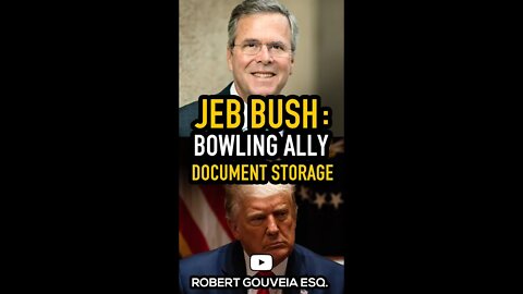 Jeb Bush: Trump's Bowling Alley Story is TRUE #shorts