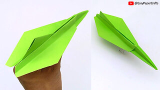 How to Make a Paper Airplane Step by Step | Best Origami Plane | Easy Paper Crafts Without Glue