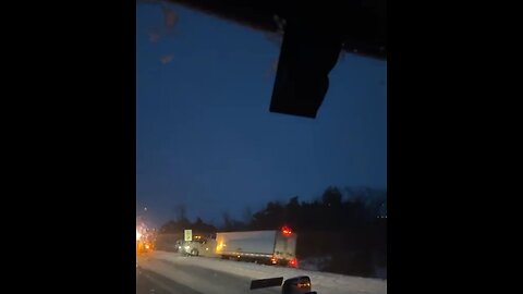Highway 401 Snowstorm