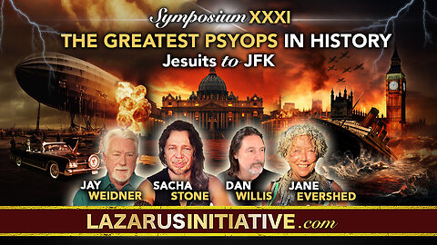 The Greatest PsyOps in History: Jesuits to JFK! | Sacha Stone with, Jay Weidner, Dan Willis, and Jane Evershed.