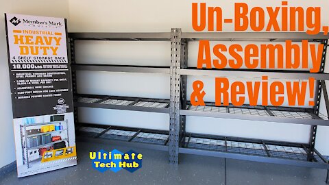 How To Assemble A 4 Shelf Storage Rack-Members Mark Storage Rack