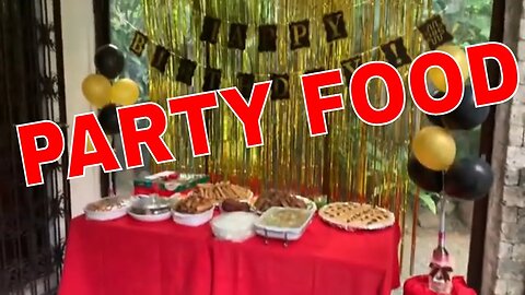 Party Food Table | Happy Birthday
