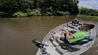 Fishing for Bass with Rod from Boat - 2