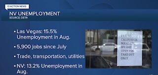 DETR: Nevada unemployment numbers for Aug, 2020