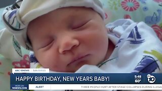 Sharp Mary Birch Hospital's first baby born in 2021