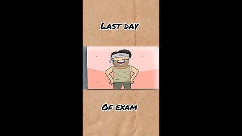 LAST DAY OF EXAM # funny videos #fun and funn