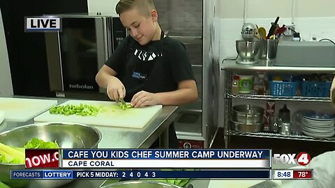 Cafe You kids chef summer camp program underway