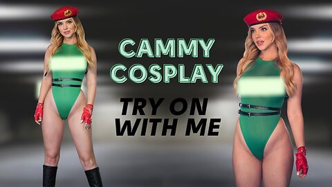 Trying on a Tiny Cammy Cosplay