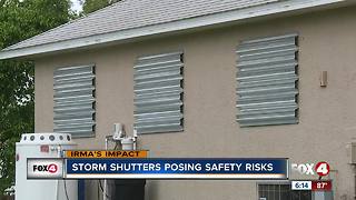 Why hurricane shutters are a fire hazard