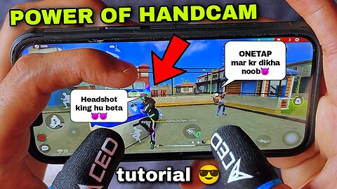 Back to Back Headshot🔥|| Power Of Mobile Handcam iPhone 13 ⚡