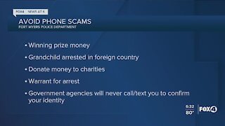 Fort Myers Police warning of phone scams