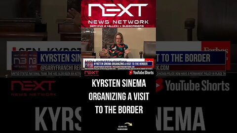 KYRSTEN SINEMA organizing a visit to the border #shorts