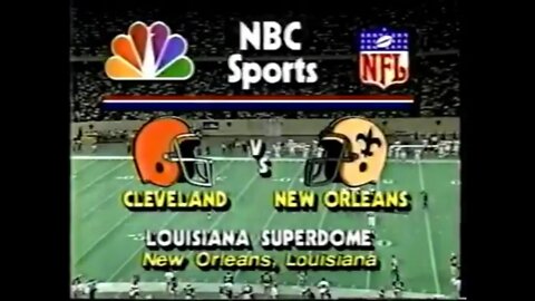 1987-09-13 Cleveland Browns vs New Orleans Saints