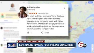 Fake business reviews fool Indiana consumers