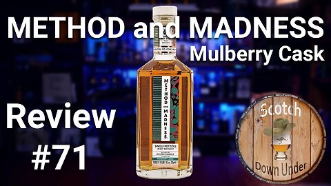 Method and Madness Single Pot Still Mulberry Cask Iriah Whiskey - Review #71