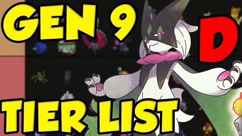 DID THE NEW POKEMON GROW ON ME? GEN 9 POKEMON TIER LIST!